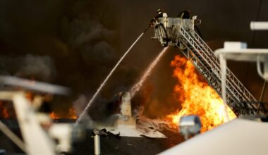 Fire destroys a lab building on a University of South Florida campus