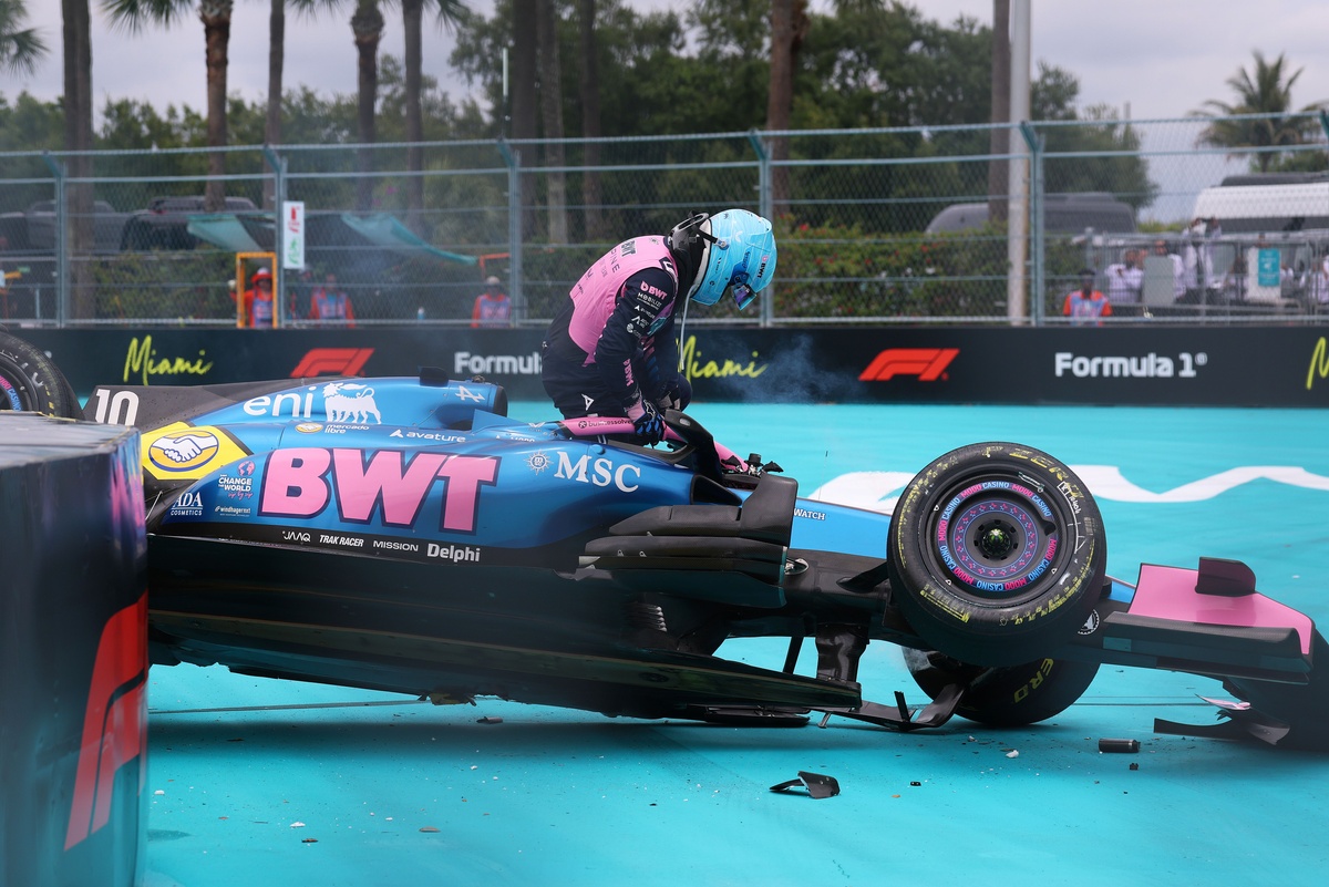 Why Liam Lawson wasn't penalised for flipping Pierre Gasly in Miami GP