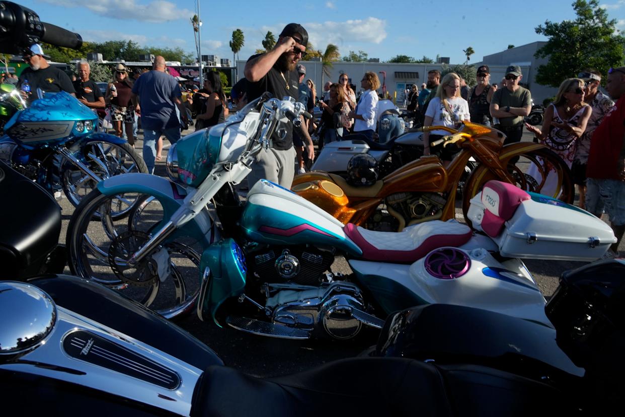 The City of Cape Coral hosted its Bike Night event Saturday, April 11, 2026. Attendees could walk along a section of SE 47th Terrace and experience live performances, a variety of vendors, food trucks and more.