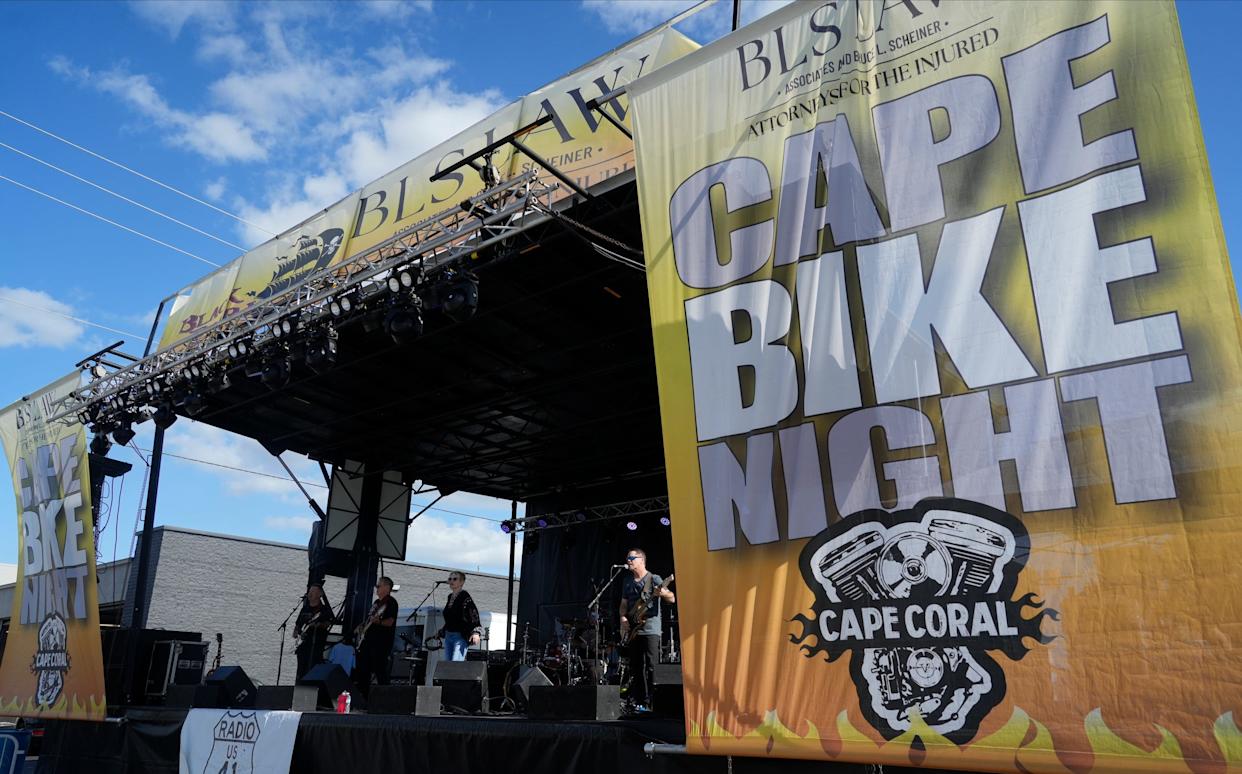 The City of Cape Coral hosted its Bike Night event Saturday, April 11, 2026. Attendees could walk along a section of SE 47th Terrace and experience live performances, a variety of vendors, food trucks and more.