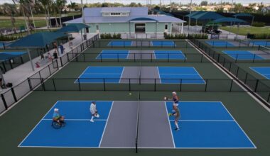 The Lake Kennedy Racquet Center in Cape Coral officially opened its facility to the public on Wednesday, August 28, 2024. On opening day the center also hosted its first pickle ball tournament with players from different age groups participating.