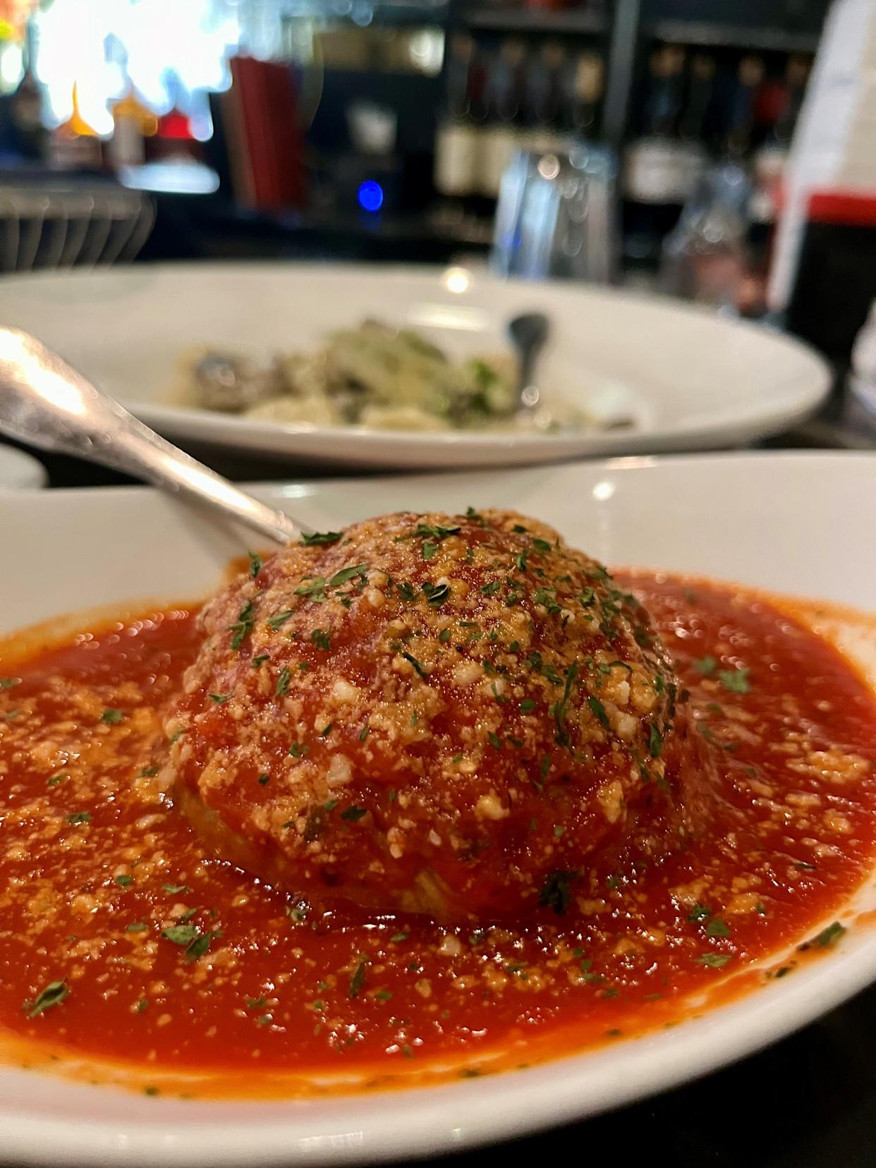 Mamma's meatball is a favorite appetizer at Cibo in Fort Myers.