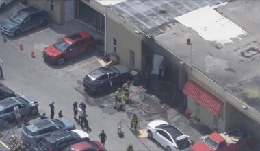 1 hospitalized after warehouse fire in Hialeah Gardens