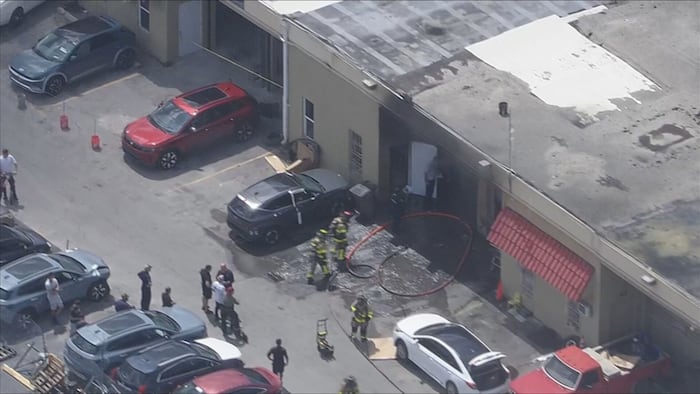 1 hospitalized after warehouse fire in Hialeah Gardens