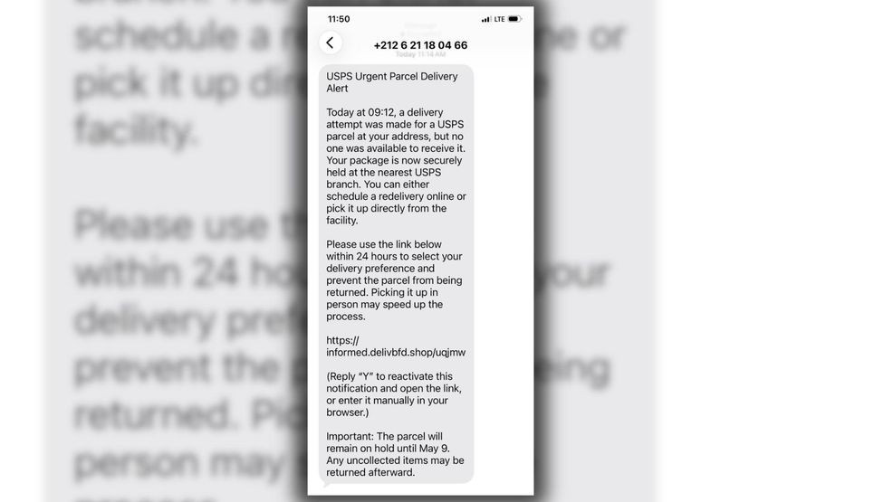 The St. Lucie County Sheriff's Office is warning residents about a phishing scam involving UPS. In this scam, fraudsters send texts or emails claiming a delivery failure and urging immediate action through a link. (SLCSO)