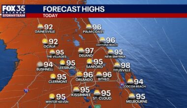 Orlando weather: Record heat, increased fire weather danger for Central Florida
