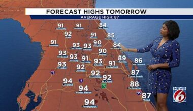 Record-breaking heat Thursday, staying in the 90s this weekend