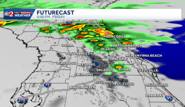Damaging wind, hail possible Friday afternoon across Central Florida