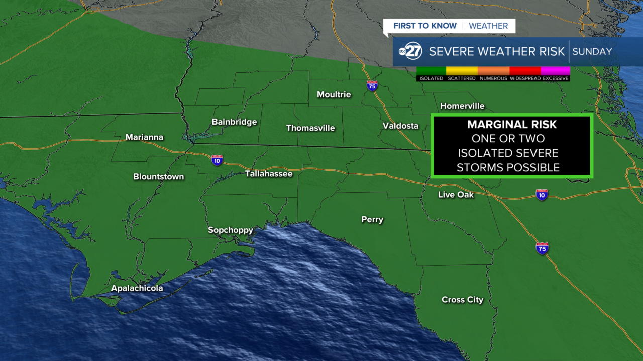 Sunday Severe Weather Threat