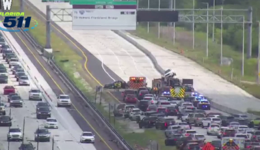 Lanes closed after major crash on I-275 in St. Petersburg