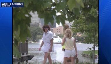 What Lake Eola looked like in the 80s