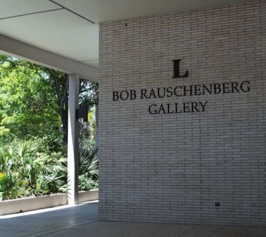 The Bob Rauschenberg Gallery is currently undergoing renovations so the exhibition is located in the annex in the Rush Library in Building J.