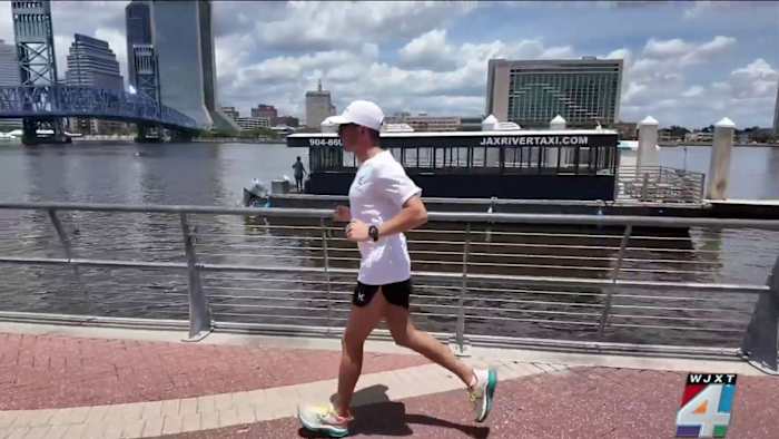 His competitive swimming career may have ended, but his athleticism continues with 2nd IRONMAN comp.