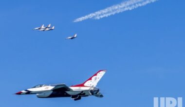 Practice Day at the Fort Lauderdale Air Show in Florida