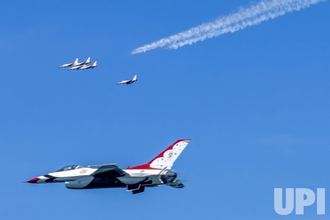 Practice Day at the Fort Lauderdale Air Show in Florida
