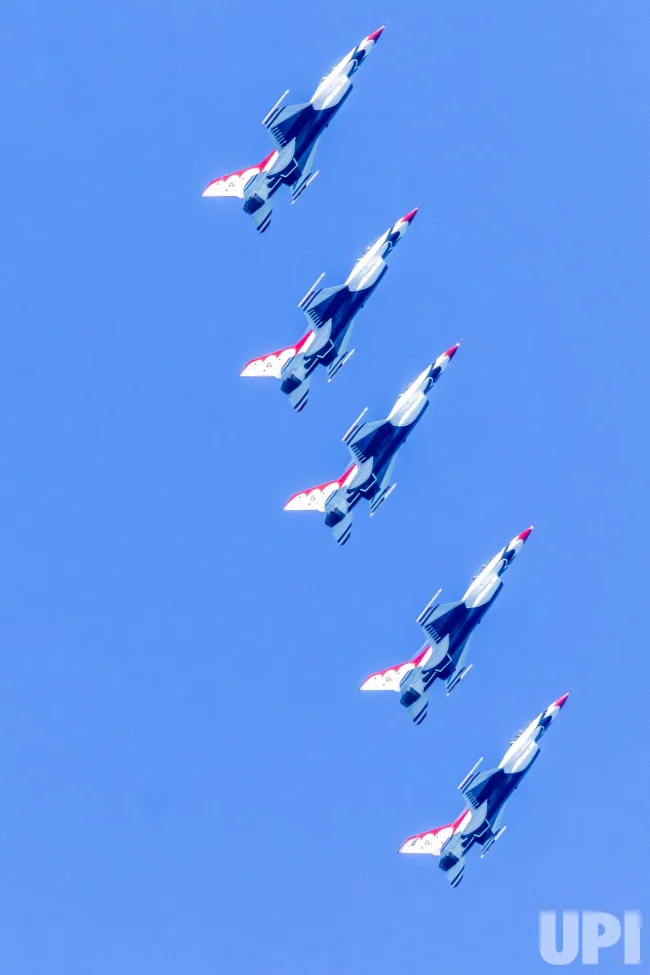 Practice Day at the Fort Lauderdale Air Show in Florida