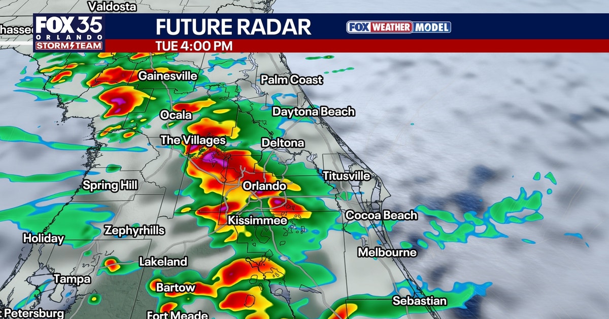 Orlando weather: Heavy rainfall, storms expected for Central Florida