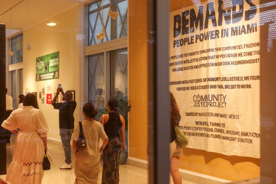 Community Justice Project presented the Demands People Power exhibit to kick-off its 10 year anniversary. The exhibit celebrated the history and power of local community organizing in Miami-Dade County.