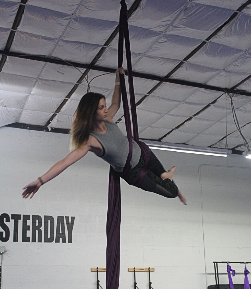Fit to Fly aerialist Eden Sanner.