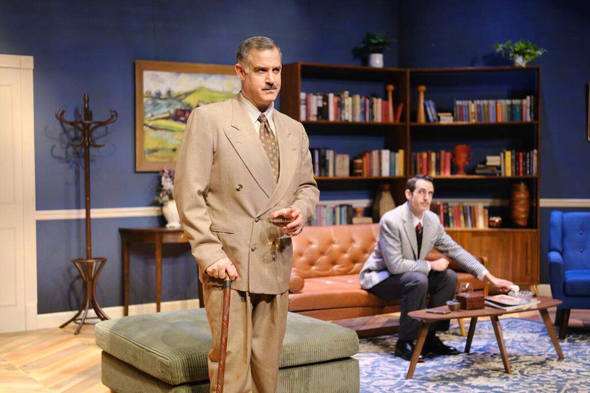 Ben Sandomir and Daniel Llaca in Actors’ Playhouse’s “Dial M for Murder.”