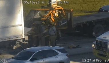 Deadly crash blocks lanes on Okeechobee Road at Krome Avenue – NBC 6 South Florida