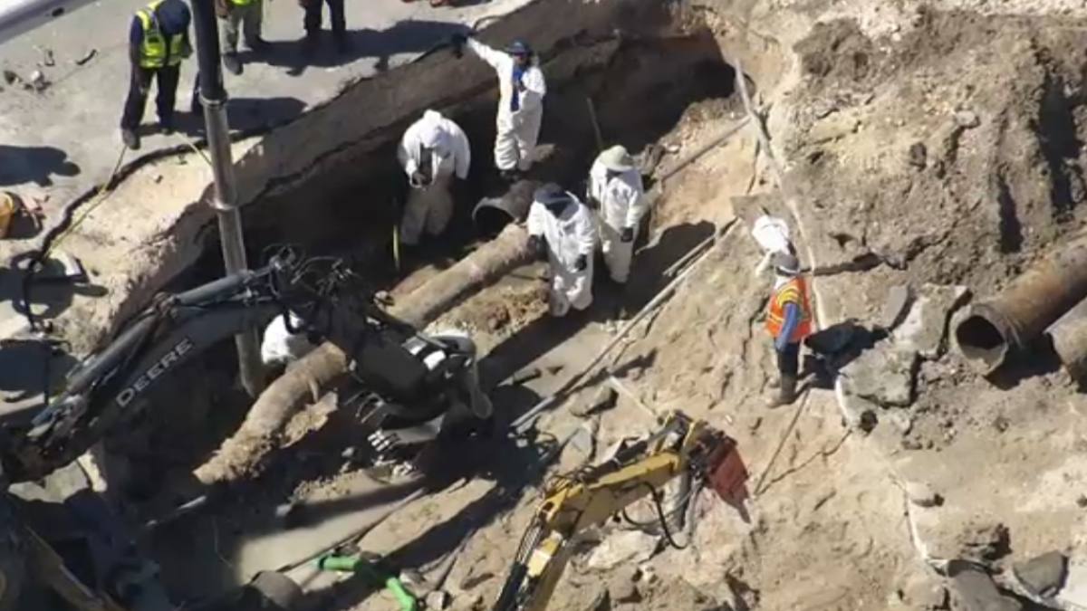 Video shows crews working on water main break in Miami Beach – NBC 6 South Florida