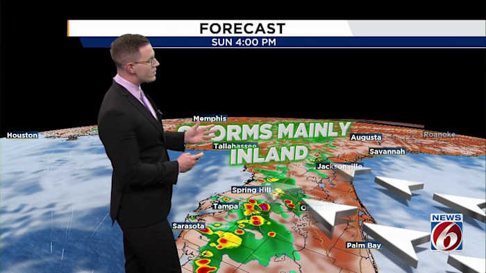 Spotty storms for Sunday Funday!