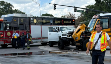 Orange County Public Schools bus carrying students involved in Orlando crash: What we know