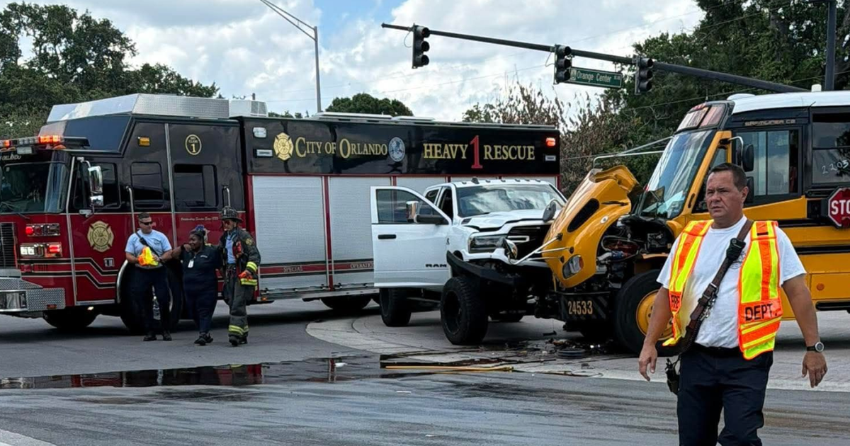 Orange County Public Schools bus carrying students involved in Orlando crash: What we know