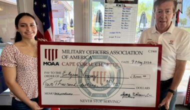 Three Lee County JROTC students awarded $2,000 Cape Coral MOAA scholarships | News, Sports, Jobs