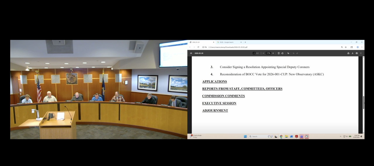 Miami County Commission, May 20, 2026
