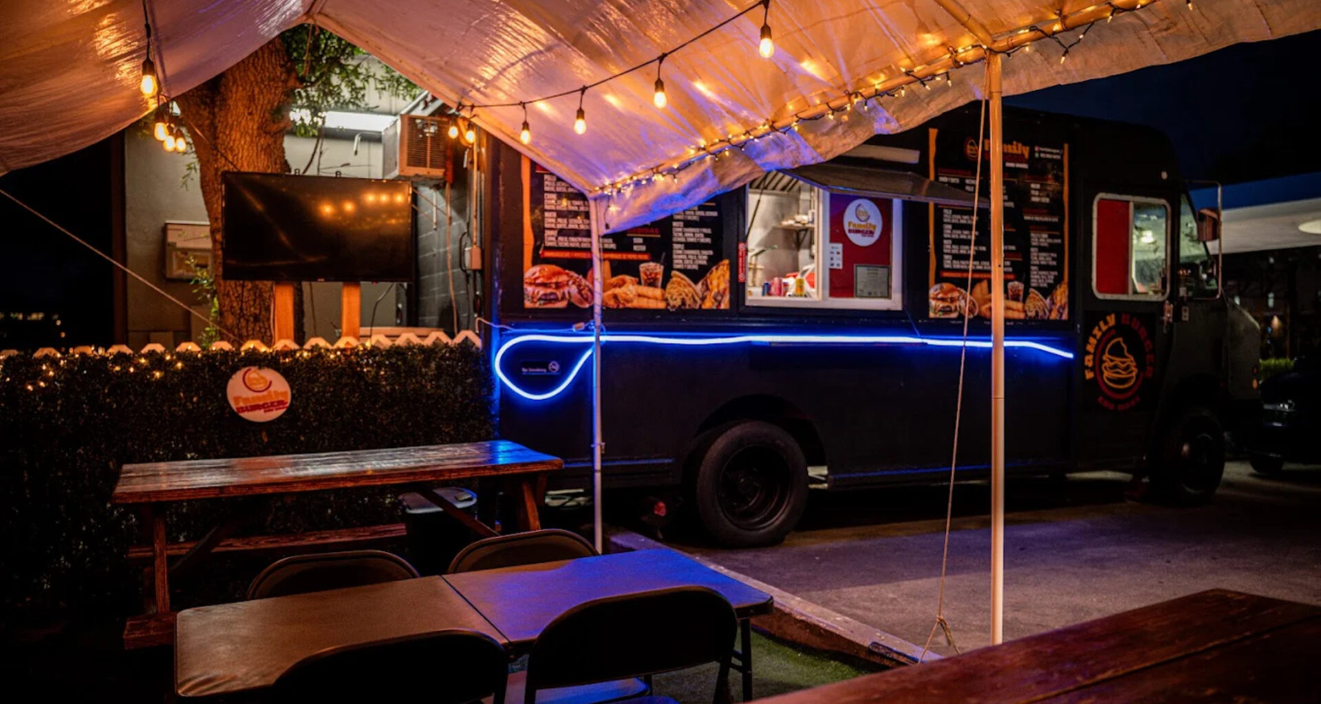 Exterior of a food truck