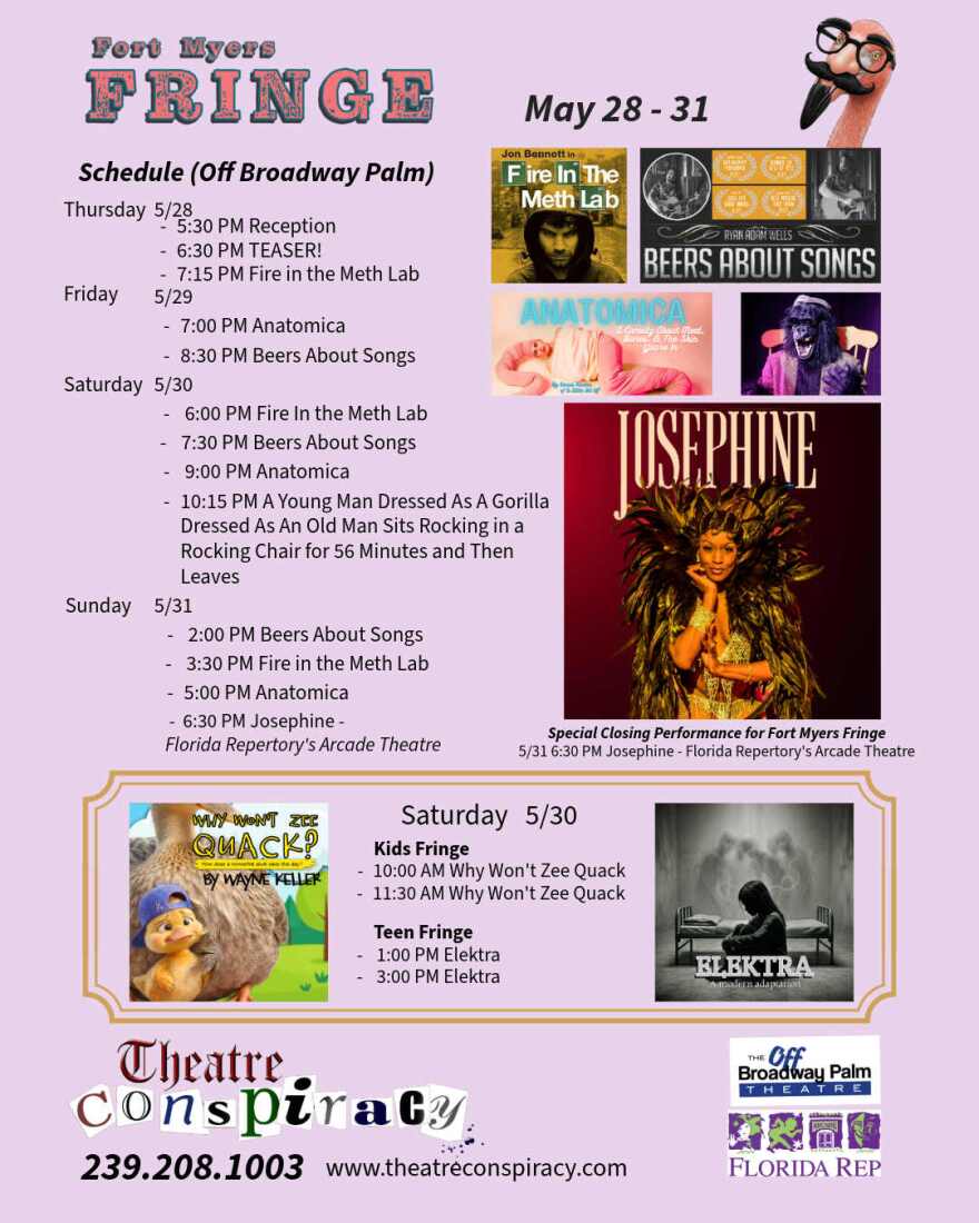 Fort Myers Fringe Festival Schedule