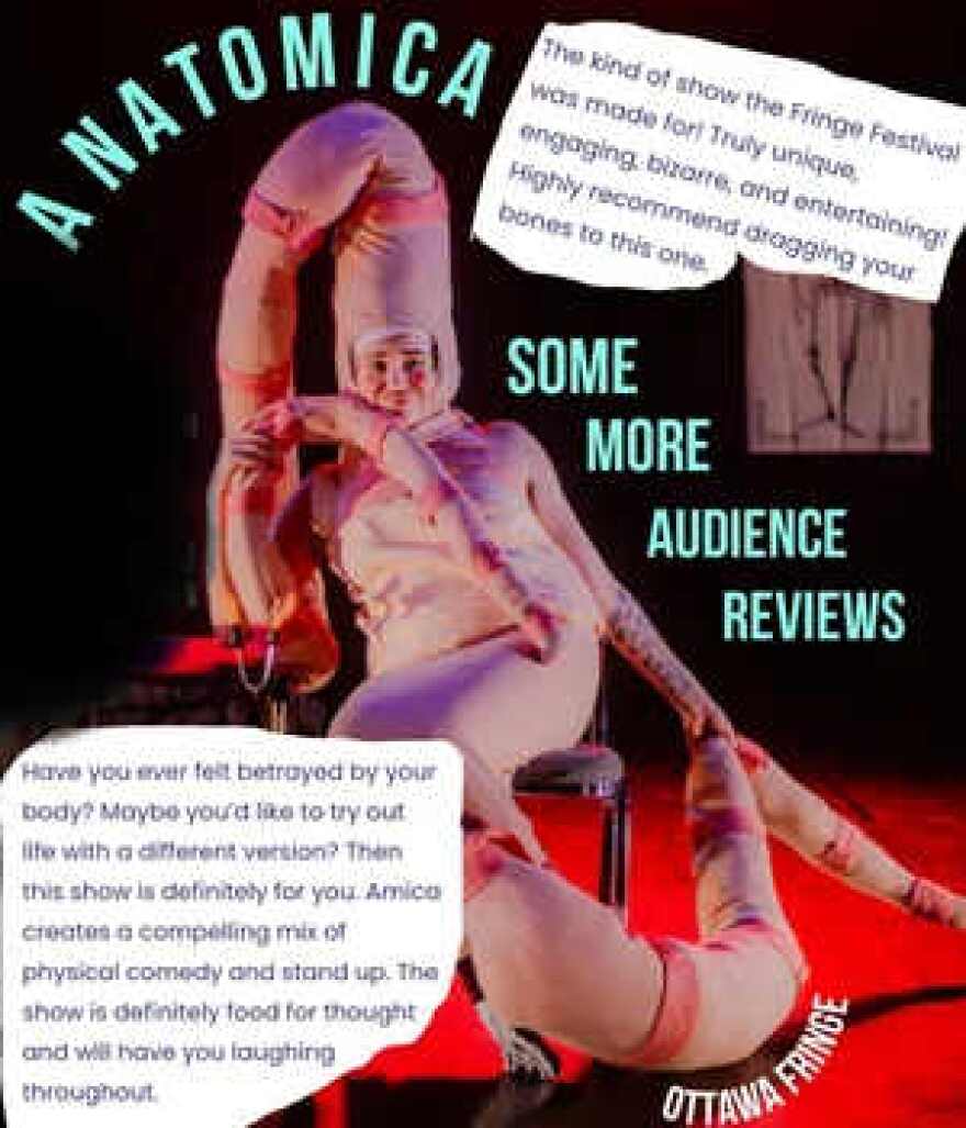 Graphic for ‘Anatomica, A Comedy About Meat, Bones & The Skin You’re In'