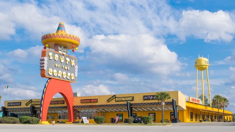 The tourist attraction, 'South of the Border,' is a popular...