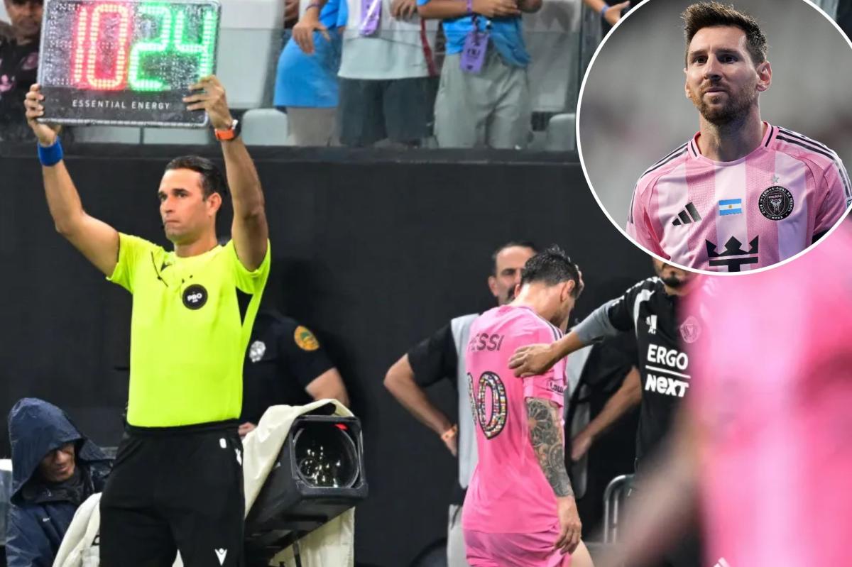 Lionel Messi suffers World Cup 2026 injury scare with Inter Miami