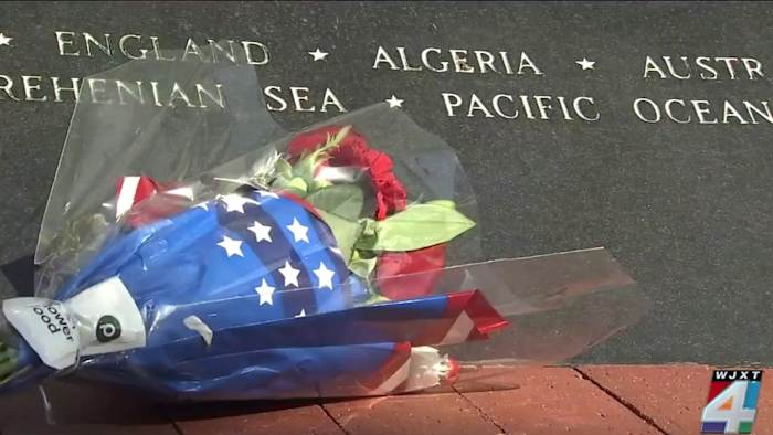 4 names added to Jacksonville's Veteran's Memorial Wall during ceremony