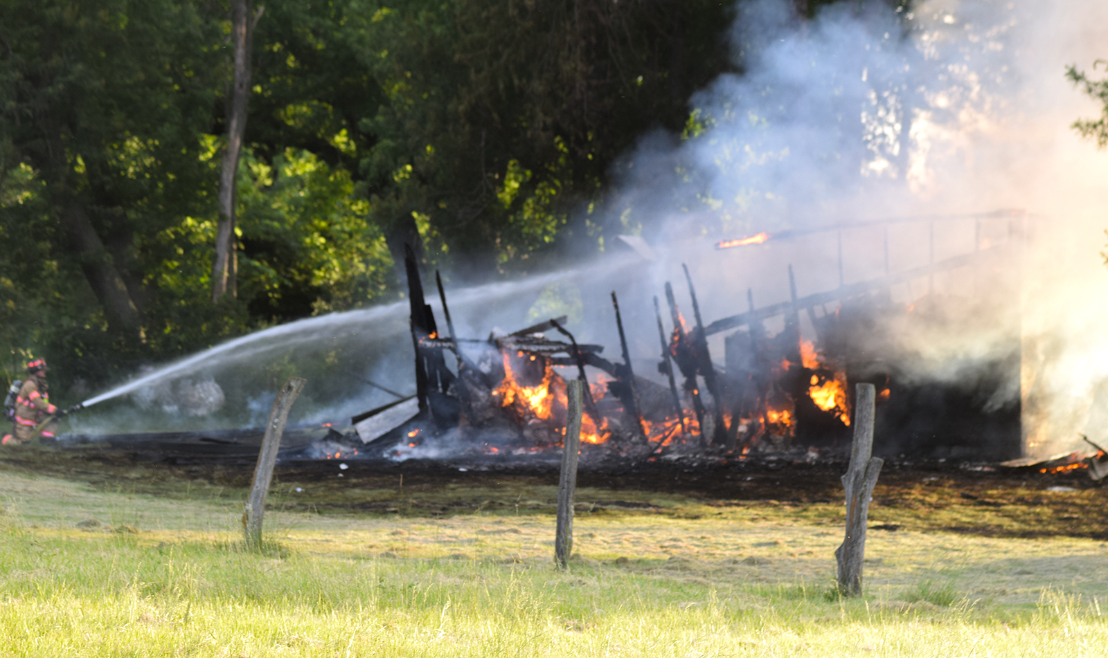 Multiple departments called to Day Road fire