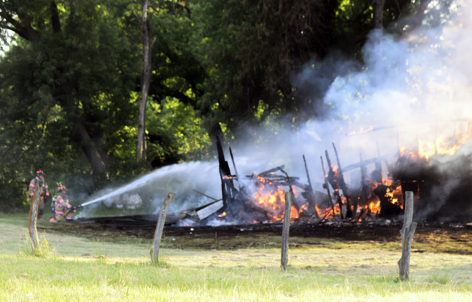 Rural Jacksonville house a total loss after fire
