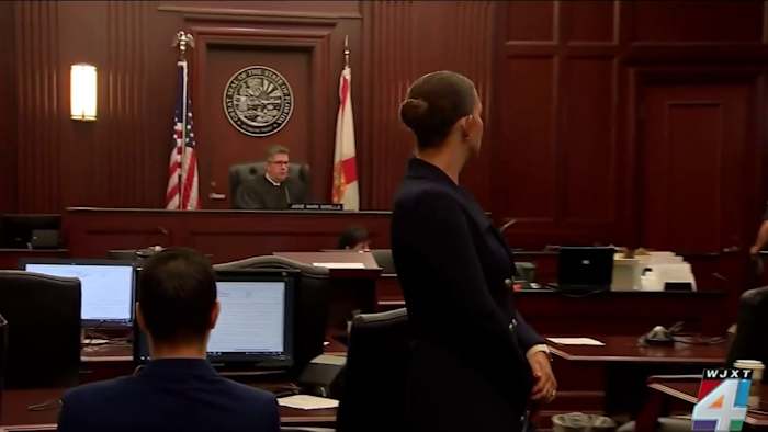 A brief moment of silence was her release after JSO officer watched attacker leave courtroom