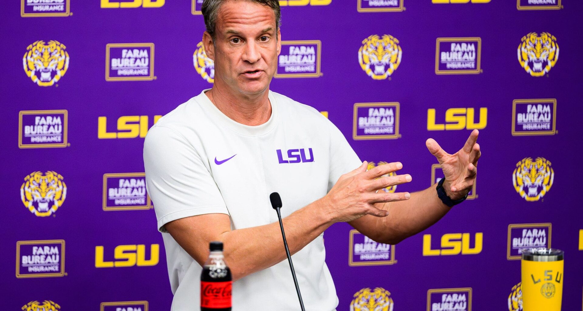 Lane Kiffin can't stop talking about Ole Miss, even while explaining why he chose LSU over Florida