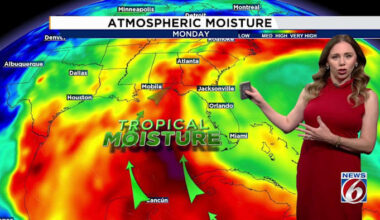 From heat to heavy rain. Here’s what to expect as tropical moisture surges in.