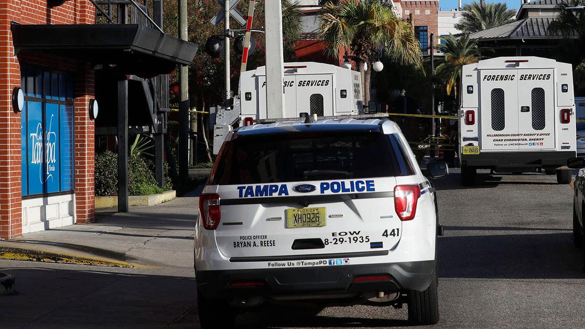 Tampa Police Department and Hillsborough County Sheriff's Office officers investigating fatal shooting in Ybor City