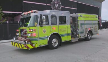 Chemical drone attack training exercise held at Chase Stadium in Fort Lauderdale