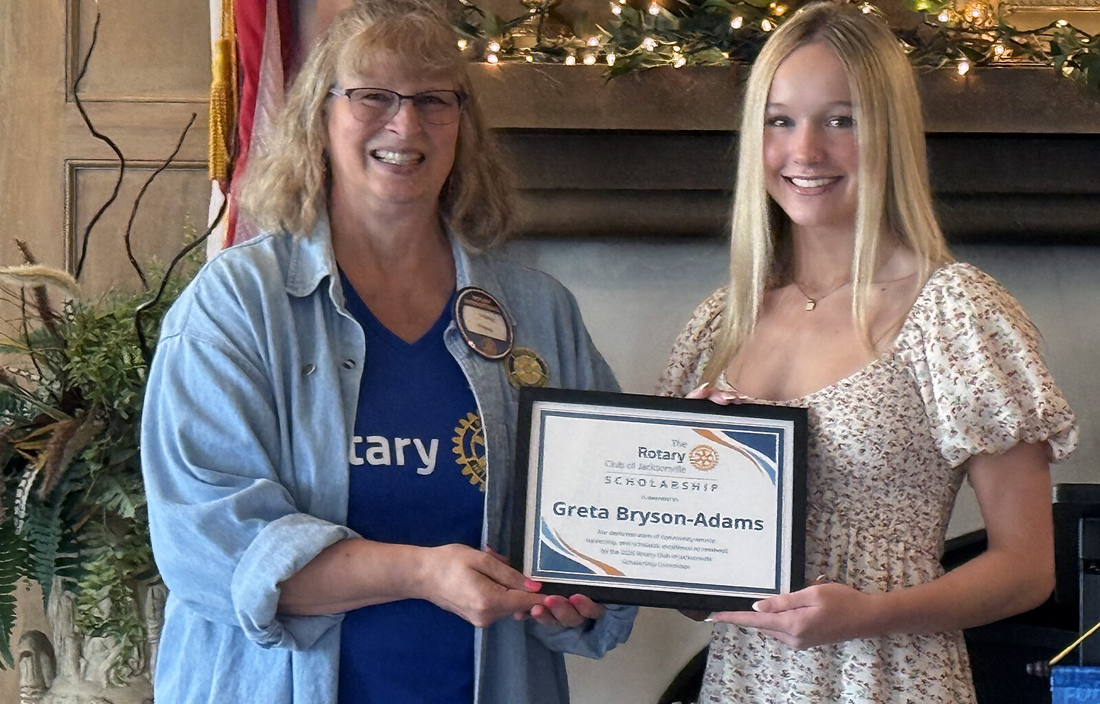 Rotary awards scholarships to three students
