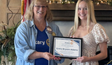 Rotary awards scholarships to three students