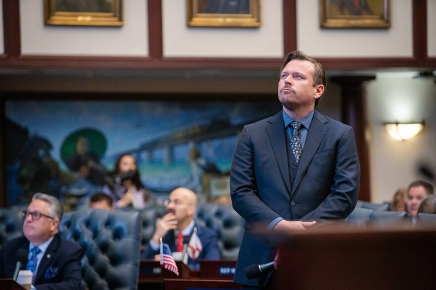 State Rep. James Buchanan, R-Osprey, proposed legislation aimed at clarifying who pays the cost of collecting voter-approved school taxes.