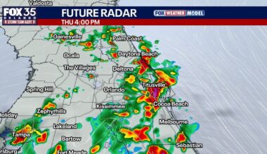 Orlando weather: Storms move into Central Florida. How much rain, when?