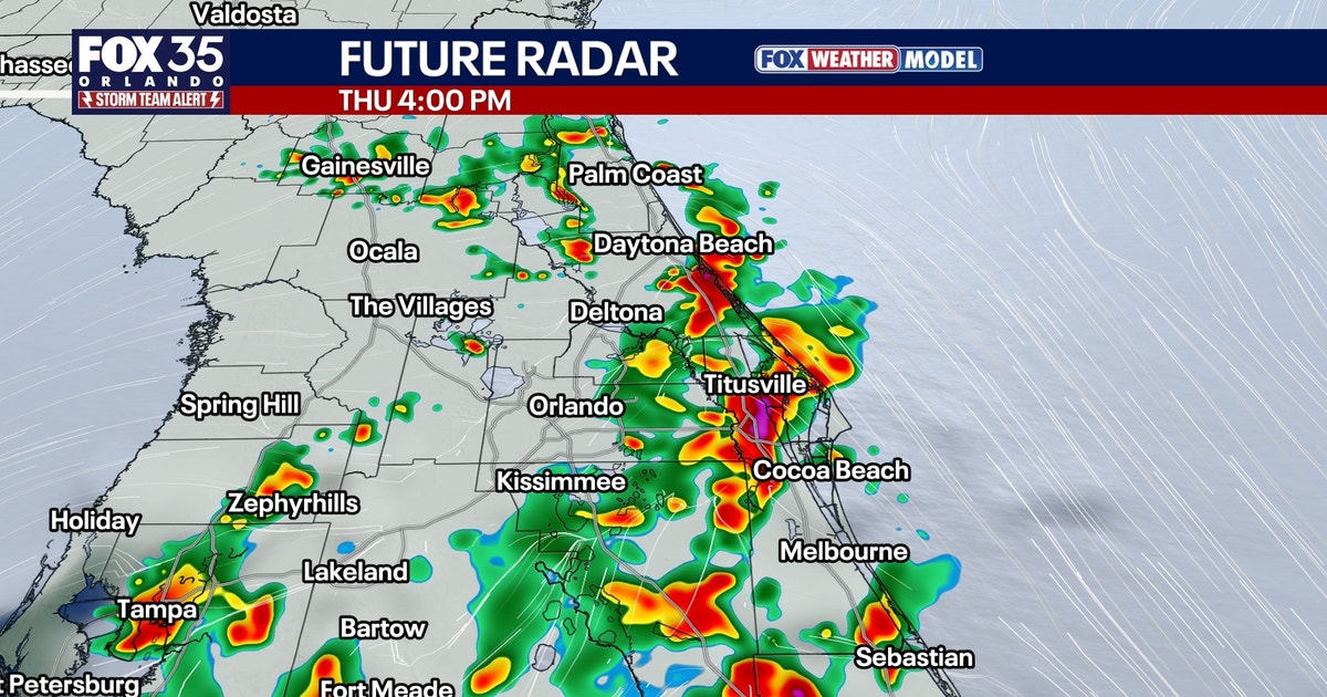 Orlando weather: Storms move into Central Florida. How much rain, when?