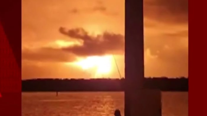 WATCH: Blue Origin rocket explodes along Central Florida’s coast